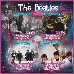 Mini Sheet, Music The Beatles, Cinderellas,  , Actors, Composers, Entertainers, Famous People, Music, Musicians, Singers, The Beatles