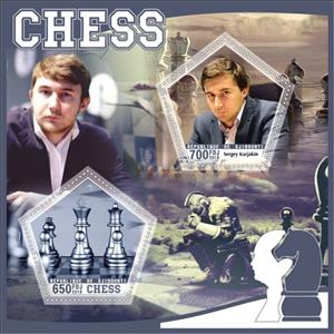 Mini Sheet, Sport Chess, Cinderellas,  , Chess