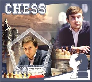 Souvenir Sheet, Sport Chess, Cinderellas,  , Chess
