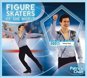 Souvenir Sheet, Sport Figure skaters of the world, Cinderellas,  , Figure-skate, Sports, Winter Sports