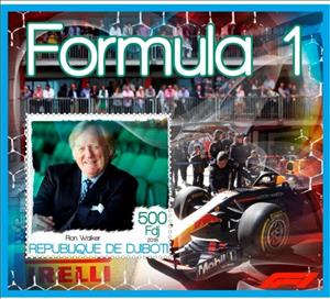 Souvenir Sheet, Transport Formula 1, Cinderellas,  , Cars, Famous People, Formula One, Motor Racing, Racing Cars, Racing Drivers