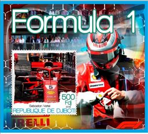 Souvenir Sheet, Transport Formula 1, Cinderellas,  , Cars, Famous People, Formula One, Motor Racing, Racing Cars, Racing Drivers