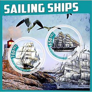 Mini Sheet, Transport Sailing ships, Cinderellas,  , Sailing Ships, Ships