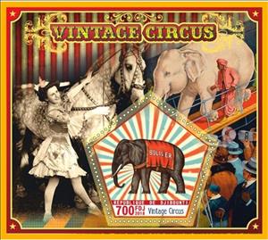 Souvenir Sheet, Vintage circus, Cinderellas,  