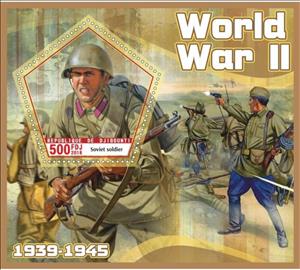 Souvenir Sheet, World War II, Cinderellas,  