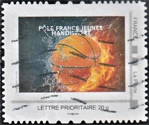 Stamp, Pole France Jeunes Handisport, France- Personalized stamps,  , Handball, Sports, Sports Clubs