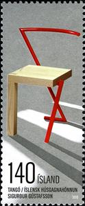 Stamp, Tango chair by S. Gustafsson, Iceland,  