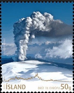 Stamp, 2010 Eruption of Eyjafjallajökull Volcano, Iceland,  , Landscapes, Volcanos