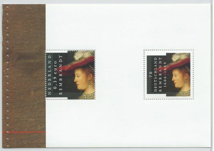 Rembrandt Joint Issue Netherlands-Germany