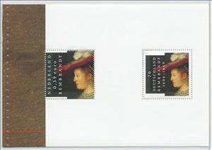 Booklet Pane, Rembrandt Joint Issue Netherlands-Germany, Netherlands,  , Painters, Paintings