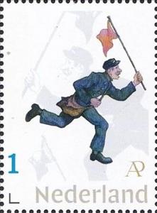 Stamp, Steam tram, Netherlands- Personalized stamps,  , Trams