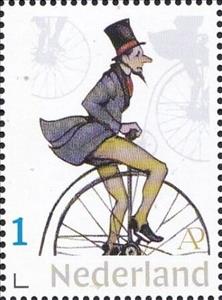 Stamp, Velocipede, Netherlands- Personalized stamps,  , Bicycles
