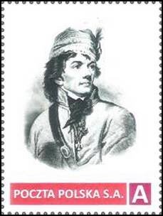Stamp, 275th / birthday anniversary of Tadeusz Kościuszko, Personalized and Private Mail Stamps,  