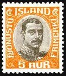 Stamp, King Christian X, Iceland,  , Heads of State, Kings