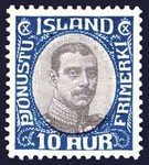 Stamp, King Christian X, Iceland,  , Heads of State, Kings