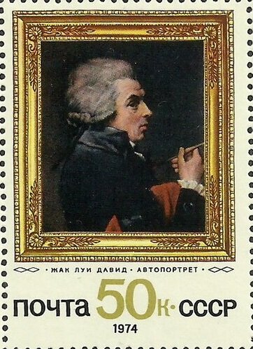 Self-portrait, Jacques-Louis David (1790)