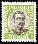 Stamp, King Christian X, Iceland,  , Heads of State, Kings