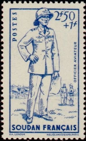 Stamp, Defense of the Empire, French Colonies,  