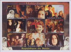 Mini Sheet, Harry Potter, Cinderellas,  , Actors, Armors, Harry Potter