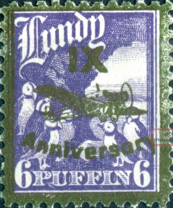 IX Anniversary on Puffin definitive