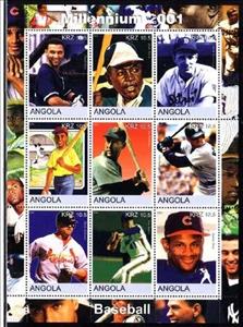 Mini Sheet, Millenium 2001, Cinderellas,  , Famous People