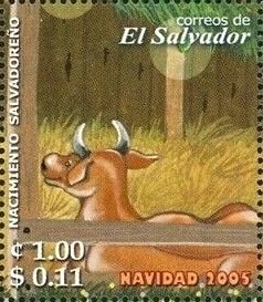 Stamp, Beef, El Salvador,  , Christmas