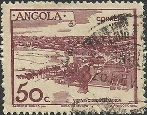 Stamp, View of Luanda City, Angola,  