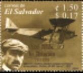 Stamp, Glenn H. Curtiss, El Salvador,  , Anniversaries and Jubilees, Aviation, Famous People, Pilots