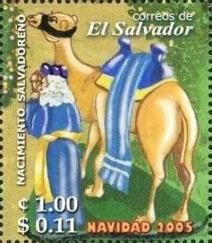 Stamp, Mage, El Salvador,  , Christmas