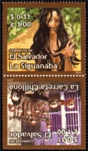 Tete-Beche, Siguanaba - The squeaky cart, El Salvador,  , Legends, Mythology