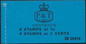 Booklet, Booklet Birds 8x1c, 6x2c, Fiji,  , Animals (Fauna), Birds, Flowers, Queens, Royalty