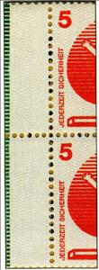 Booklet Pane, Booklet Pane-accident prevention, Germany, Federal Republic,  , Occupational Safety and Health