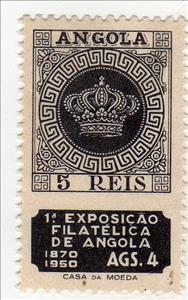 Stamp, 1. Stamp Exposition Luanda, Angola,  , Philately