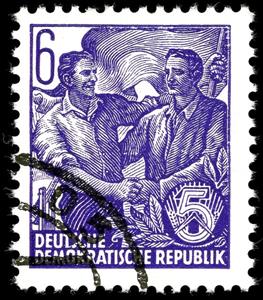 Stamp, Active, Germany, Democratic Republic,  