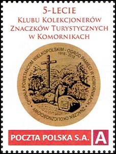 Stamp, 5th anniversary of the Tourist Stamp Collectors' Club in Kom, Personalized and Private Mail Stamps,  , Clubs of Stamp Collectors