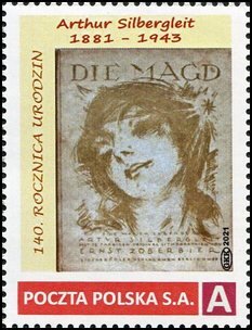 Stamp, Arthur Silbergleit 1881-1943, Personalized and Private Mail Stamps,  