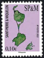 Map of St. Pierre and Miquelon