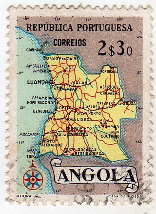 Map of Angola