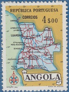 Map of Angola