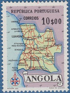 Map of Angola