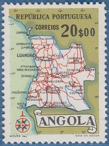 Map of Angola