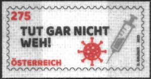 Stamp, "It does not hurt", Austria,  , Diseases, Healthcare