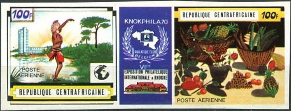 Philatelic Exhibition in Knokke (Belgium) - Imperforate