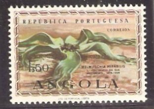 Stamp, Welwitschia mirabilis, Angola,  , Plants (Flora)