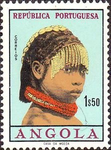 Stamp, Girls of Angola, Angola,  , Women