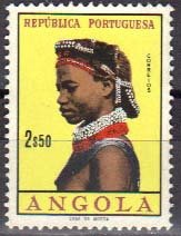 Stamp, Girls of Angola, Angola,  , Women