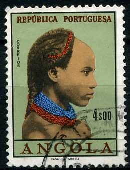 Stamp, Girls of Angola, Angola,  , Women