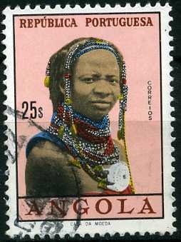 Stamp, Girls of Angola, Angola,  , Women