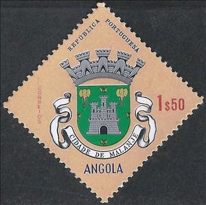 Stamp, Malanje, Angola,  , Coats of Arms