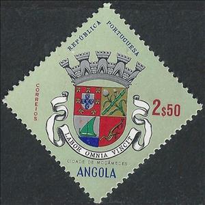 Stamp, Moçamedes, Angola,  , Coats of Arms